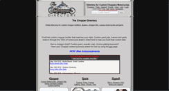 Desktop Screenshot of chopperdirectory.com